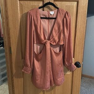 Lelis romper with cutouts